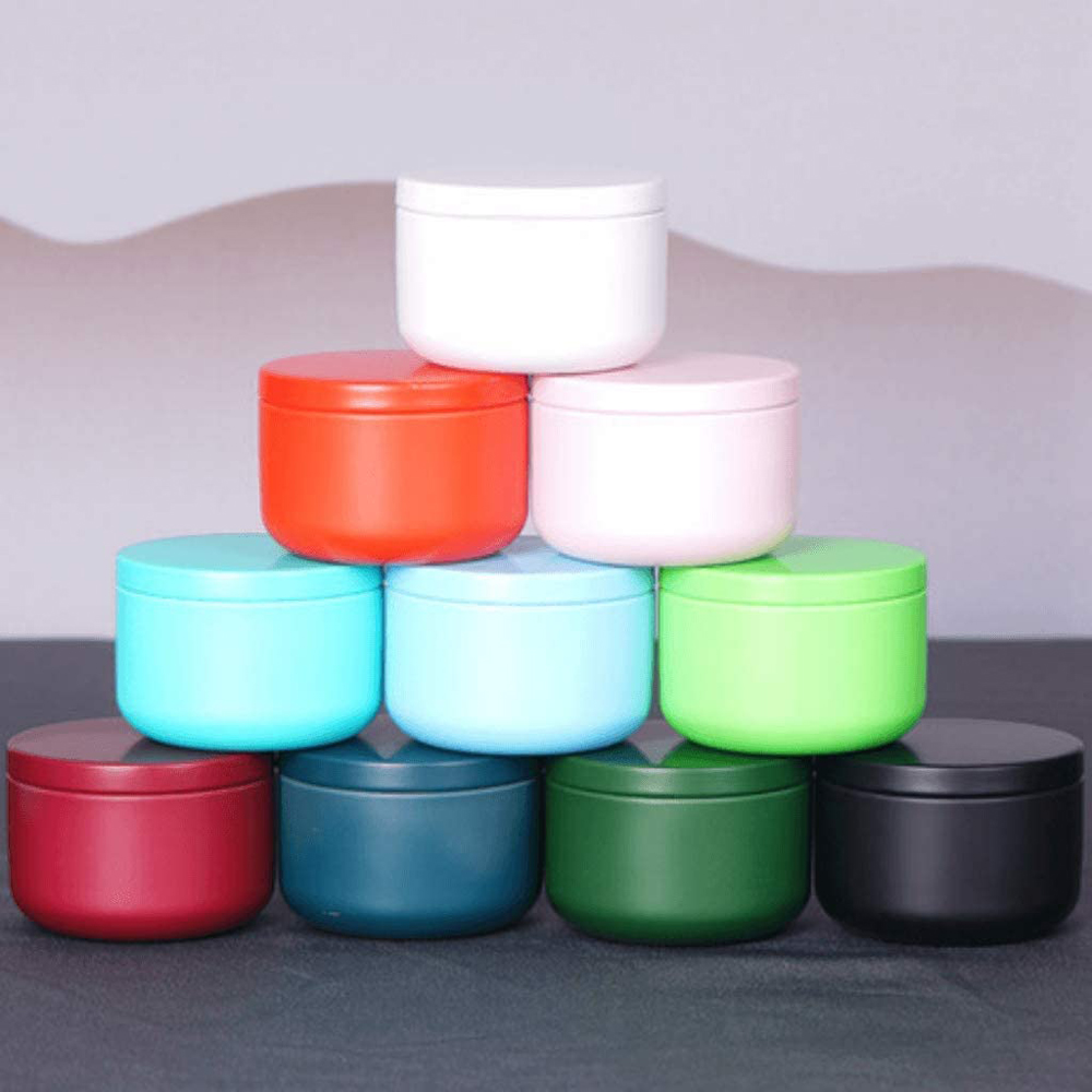 Coffee Equipment Organizer - Tea Can with Airtight Lids Tinplate