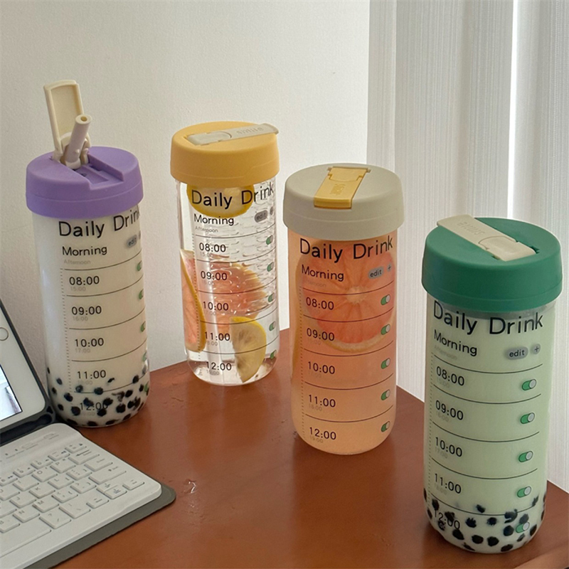 Glass Water Bottle With Time M - огляд і ціна Coffee Equipment Gift