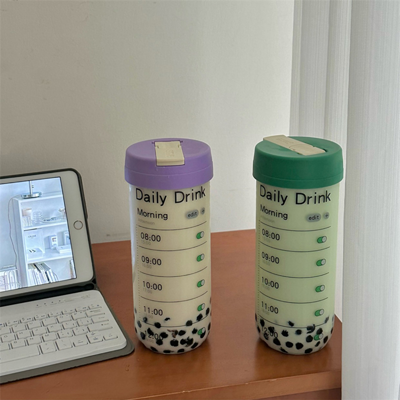 Glass Water Bottle With Time M - огляд і ціна Coffee Equipment Gift