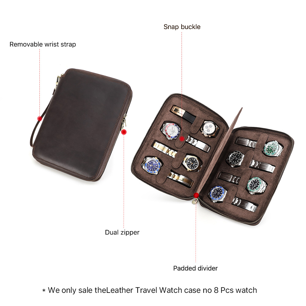 New 2/4/6/8 Slots Genuine Leat - огляд і ціна Coffee Equipment Organizer
