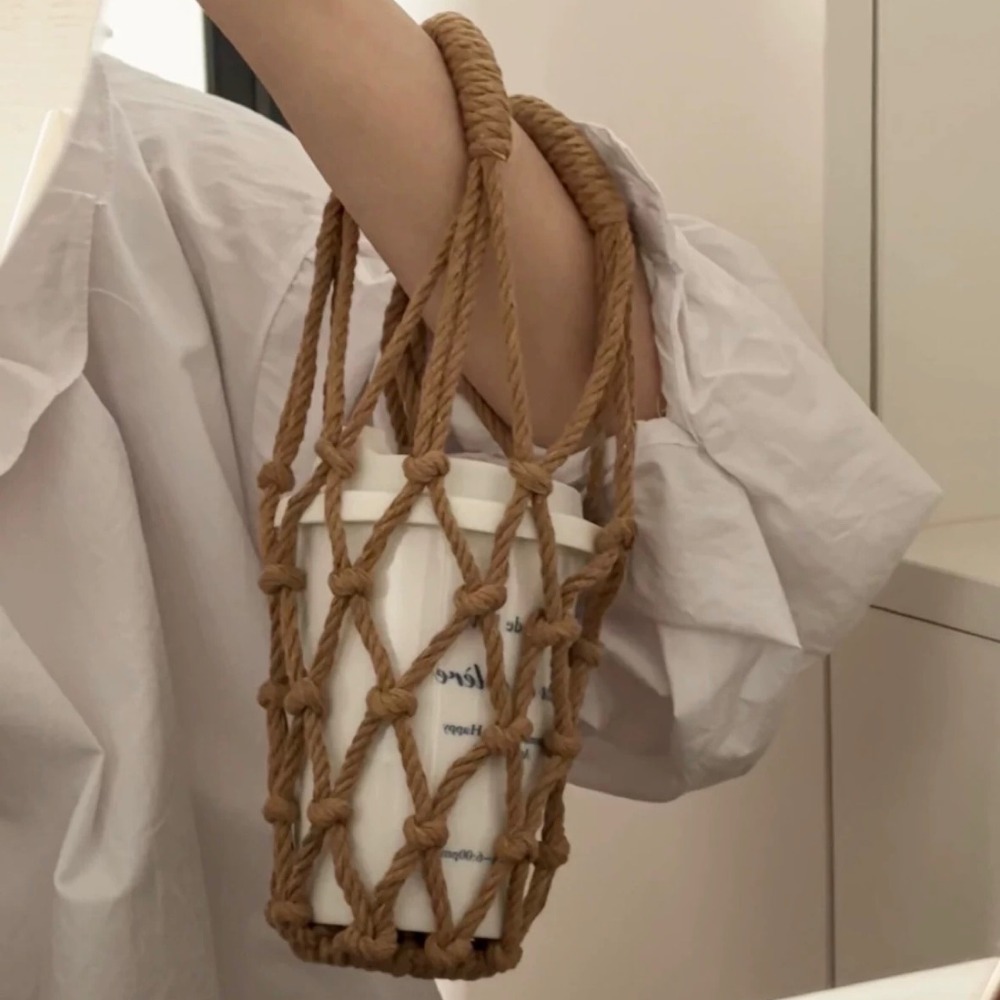 Portable Crochet Cup Holder Co - огляд і ціна Coffee Equipment Organizer