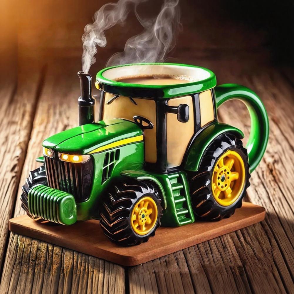 Handcrafted Tractor Coffee Mug - огляд і ціна Coffee Equipment Gift
