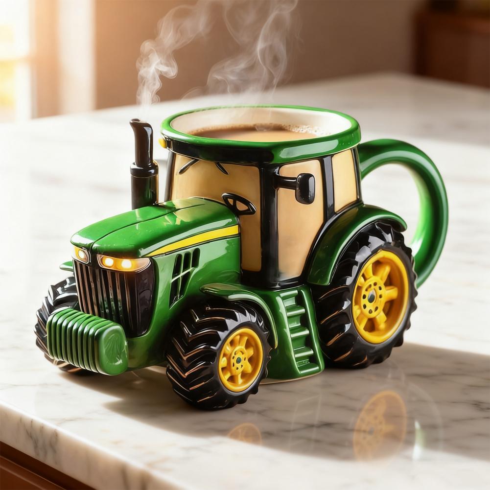 Handcrafted Tractor Coffee Mug - огляд і ціна Coffee Equipment Gift