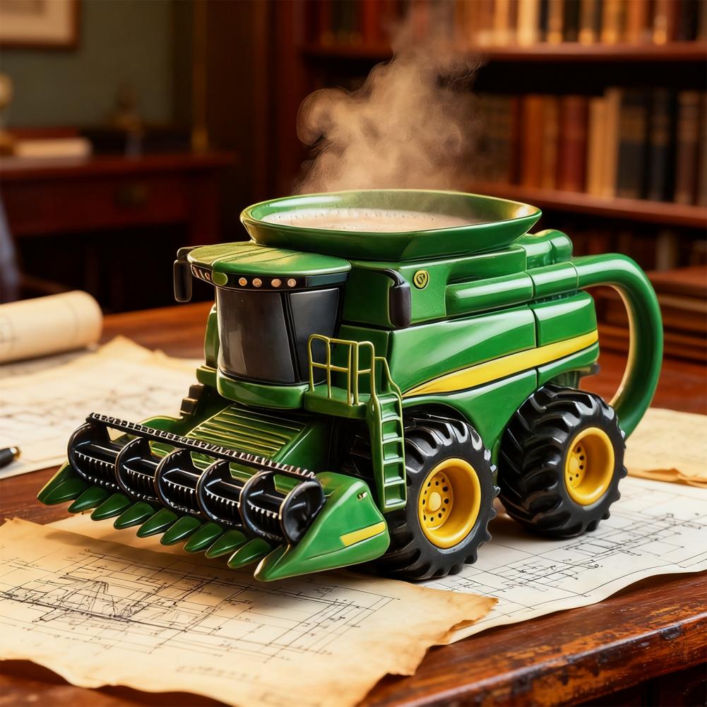 Handcrafted Tractor Coffee Mug - огляд і ціна Coffee Equipment Gift