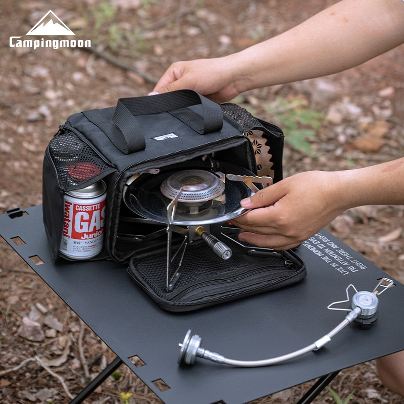 CAMPINGMOON BKXD-5F-B Small Ca - огляд і ціна Coffee Equipment Organizer