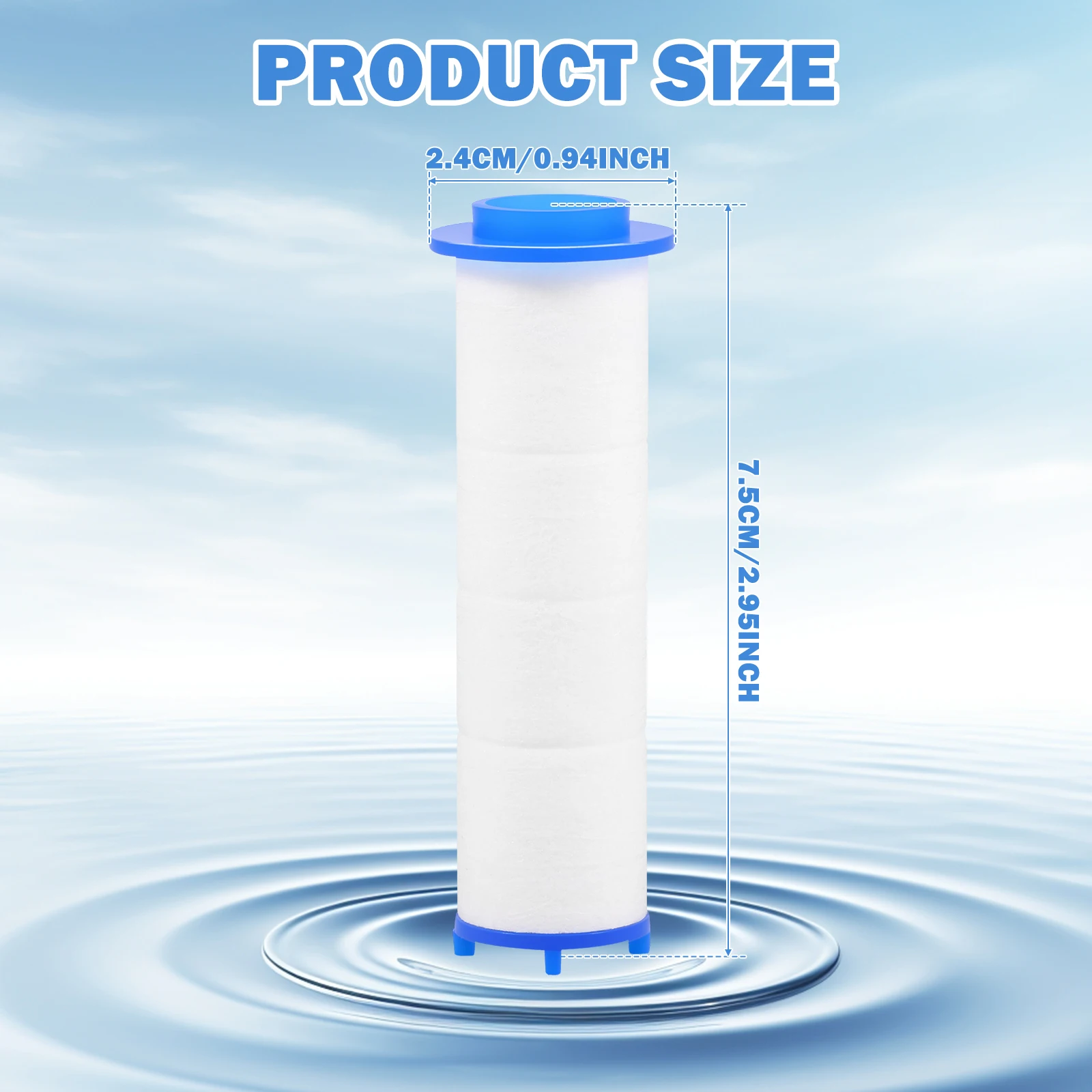 20Pcs Shower Head Filter PP Co - огляд і ціна Water Filter Cartridge